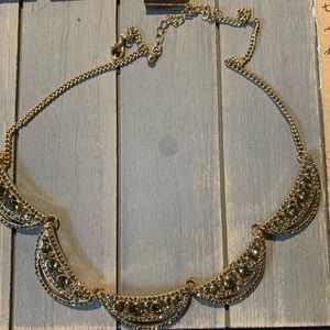 Francescas gold collar necklace